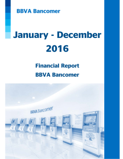 20170102 Financial Report BBVA Bancomer 4Q16