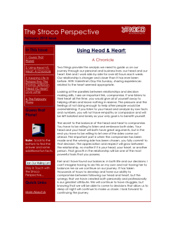 The Stroco Perspective - STROCO Manufacturing Inc