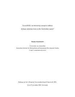 Accessibility: an interesting concept to address