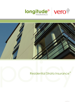 Longitude Insurance Pty Ltd - Adelaide Strata and Community
