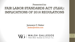 fair labor standards act (flsa)