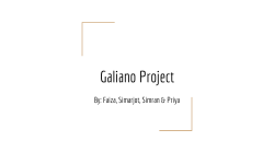 Galiano Project
