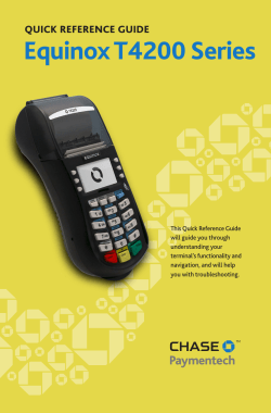 Equinox T4220 - Chase Commerce Solutions