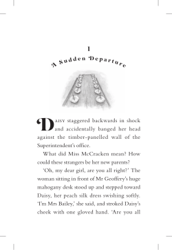 Daisy staggered backwards in shock and accidentally banged her