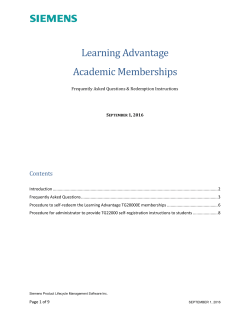 Learning Advantage Academic Memberships