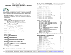 Health Sciences - Illinois State University