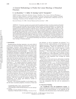 A General Methodology to Predict the Linear Rheology of Branched