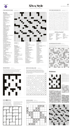 crossword - Epoch Times | Print Archive