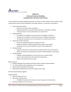 Advanced Vensim presenter`s guide