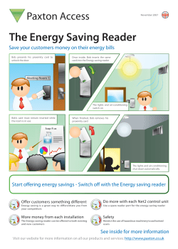 The Energy Saving Reader