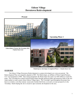 Edison Village Downtown Redevelopment
