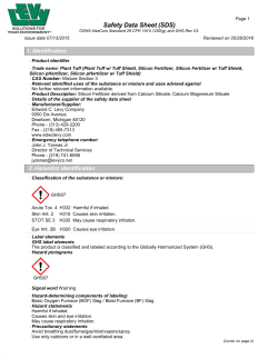 Safety Data Sheet (SDS)