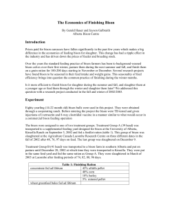 IDS INITIATIVES FUND - Bison Producers of Alberta