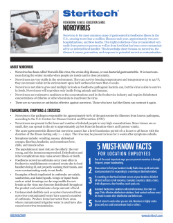 Norovirus - Steritech