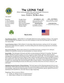 The LIONS TALE - District 14-N