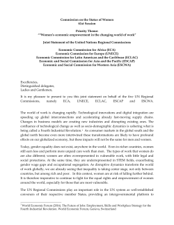 Commission on the Status of Women 61st Session Priority Theme
