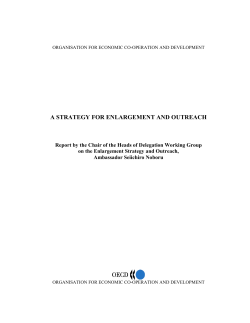 a strategy for enlargement and outreach