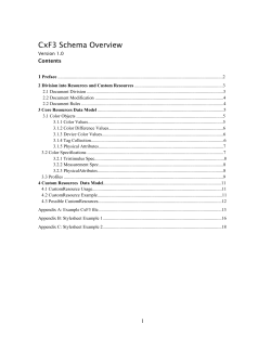 CxF3 Schema Overview - X-Rite