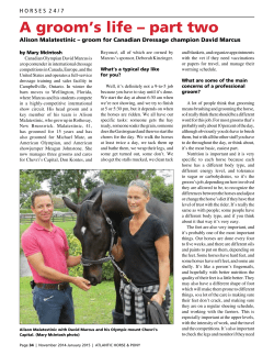A groom`s life &ndash; part two