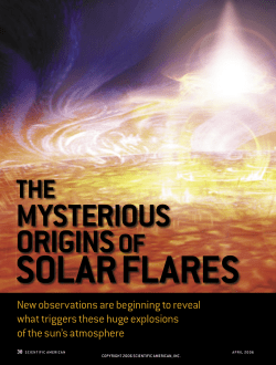 The Mysterious Origins of Solar Flares