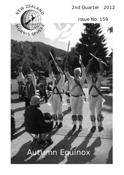 Autumn Equinox - City of Auckland Morris Dancers (CAMD)