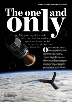 Fifty years ago this month Britain launched a satellite to space on its
