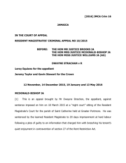 Strachan (Dwayne) .v. R