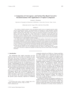 A Comparison of Convergence- and Surface-Flux