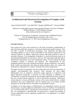 Architectural and Structural Investigation of Complex Grid Systems