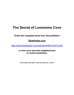 The Secret of Lonesome Cove