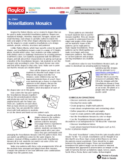 15664 Tessellations Mosaics