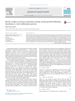 4H-SiC surface structure transitions during crystal growth following