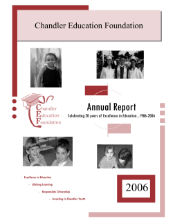 Final Report - Chandler Unified School District