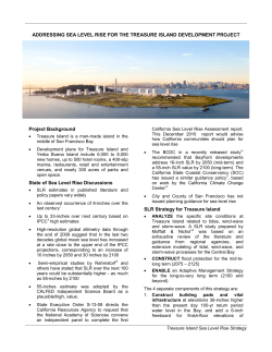 addressing sea level rise for the treasure island