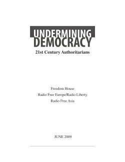 2009 Venezuela: Petro-Politics and the Promotion of Disorder. In