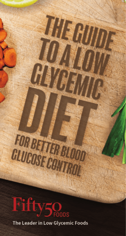 the Low Glycemic Guide