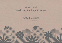 Wedding Package Flowers