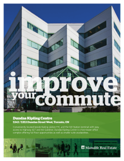 Dundas Kipling Centre - Manulife Real Estate