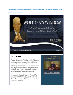 Issue #32 - Sincerity