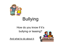 Bullying - HCPS Blogs