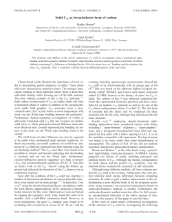 Solid C 36 as a hexaclathrate form of carbon