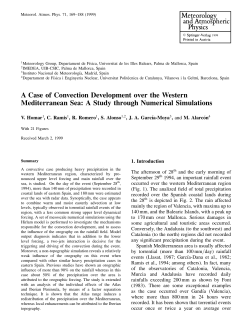 A Study through Numerical Simulations