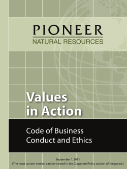 Code of Business Conduct and Ethics