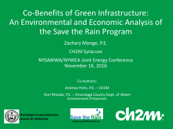 Co-Benefits of Green Infrastructure