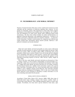 Neurobiology and moral mindsets