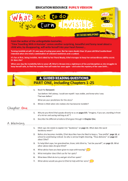 PART ONE, including Chapters 1-25