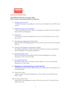 Top 10 Books About the Lower East Side