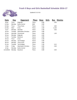 Frosh II Boys and Girls Basketball 2016_17