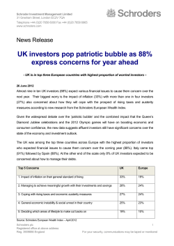 UK investors pop patriotic bubble as 88% express