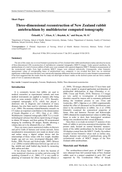 - Iranian Journal of Veterinary Research